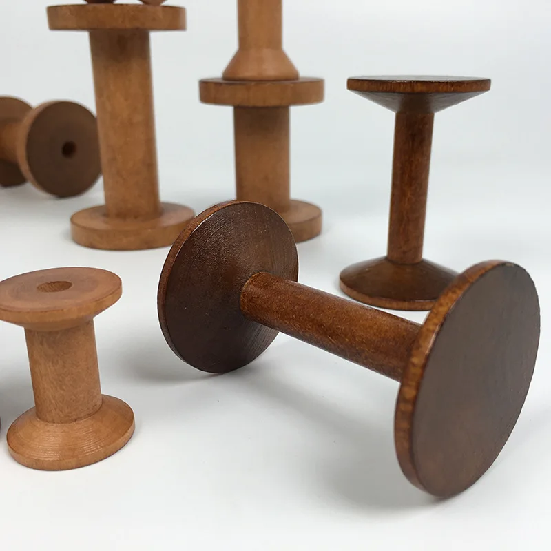 Organza Ribbon Spool - 1Pc Vintage Wooden Spools DIY Reels