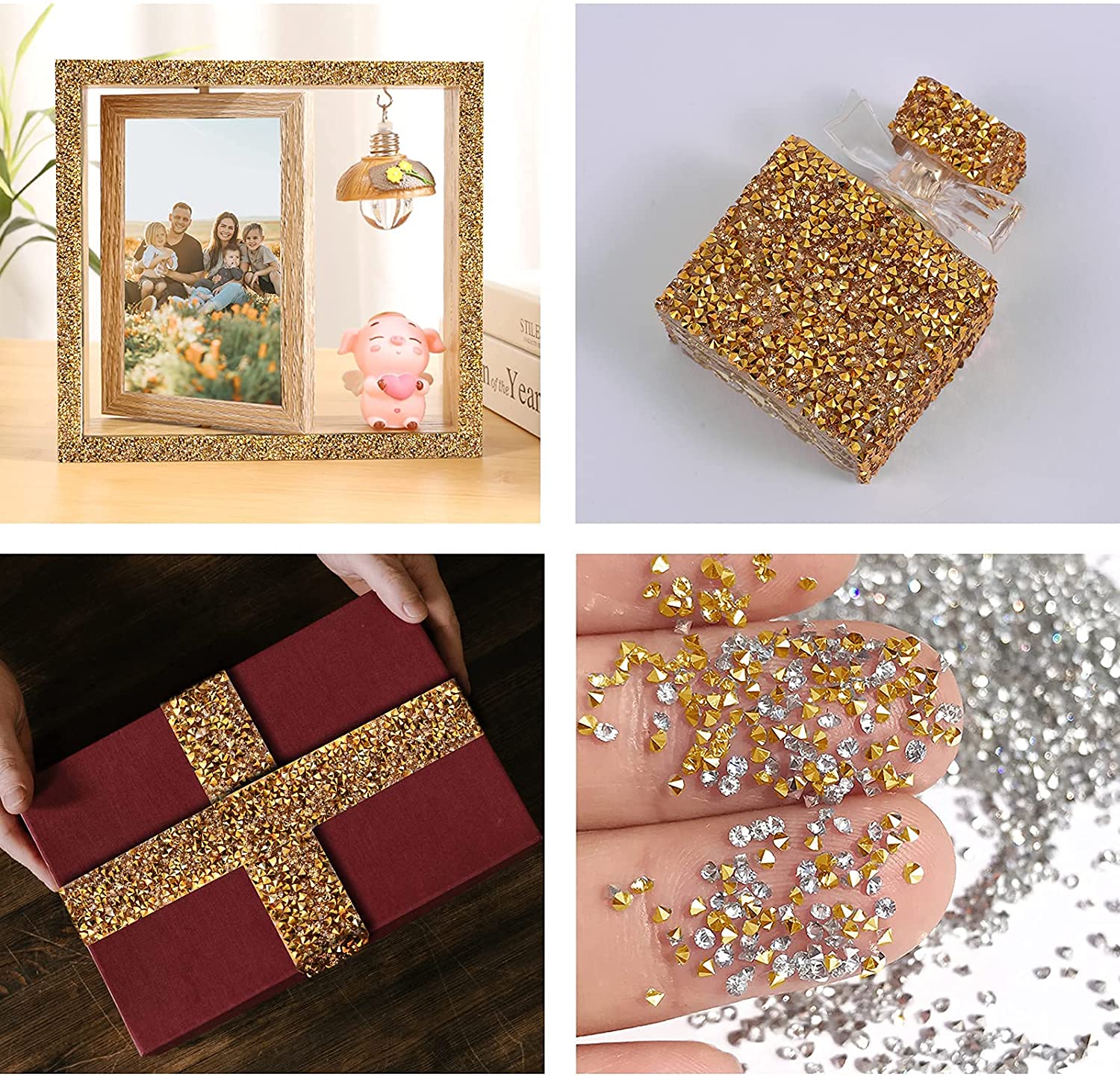 Rhinestone Banding Trim - Wedding Decoration Diamond Rhinestone Bling Ribbons