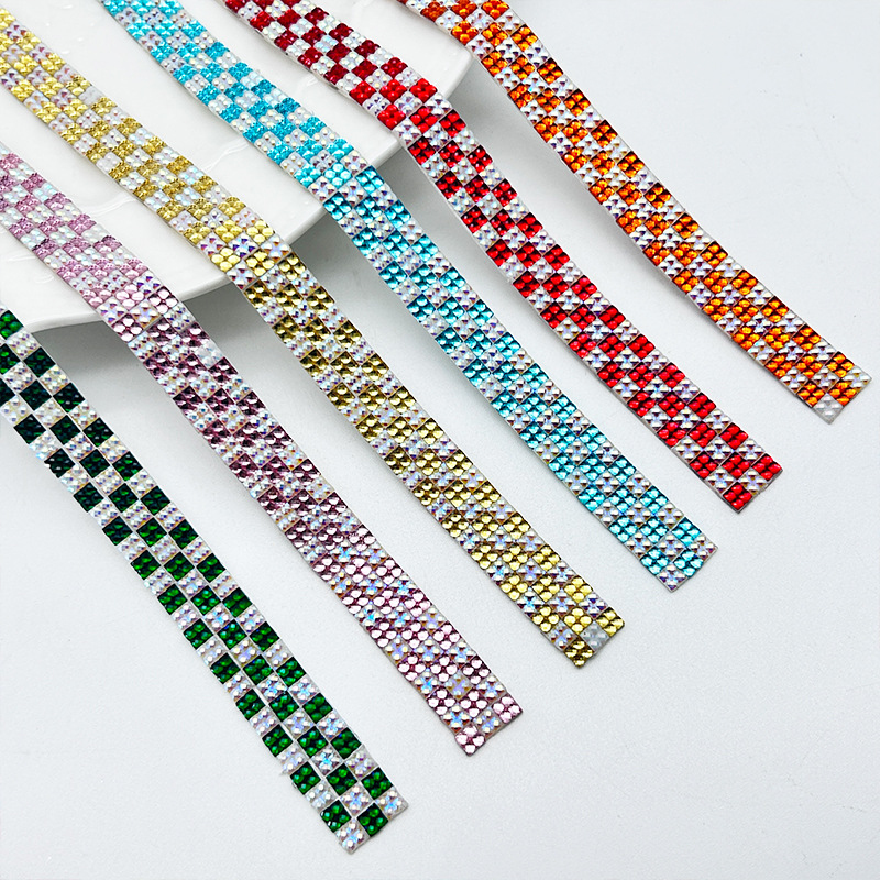 Embellishment Glue Craft - Self-Adhesive Rhinestone Strips – Resin Crystal