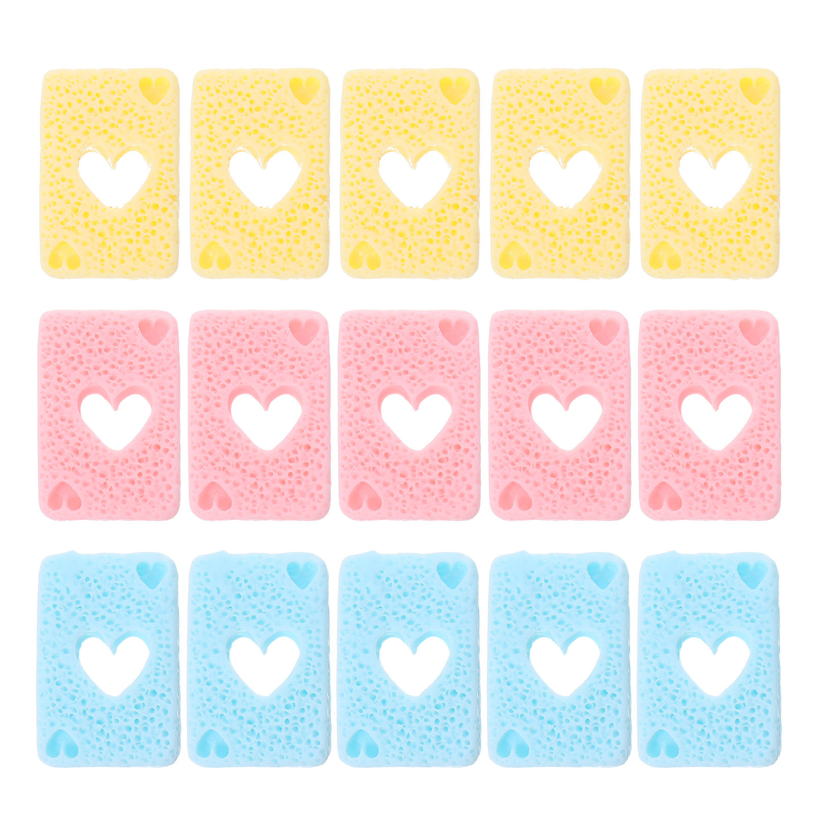 Craft Embellishment - 30Pcs Resin Playing Card Charms Candy