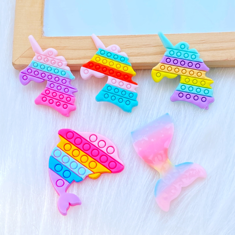 20Pcs New Cute Fishtail Unicor - مراجعة Embellishment Glue Craft وسعره