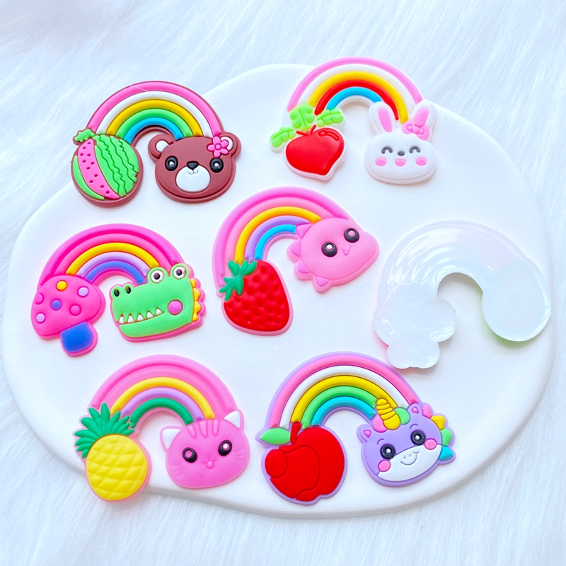 10Pcs New Cute Fruit Animal Ra - مراجعة Embellishment Glue Craft وسعره