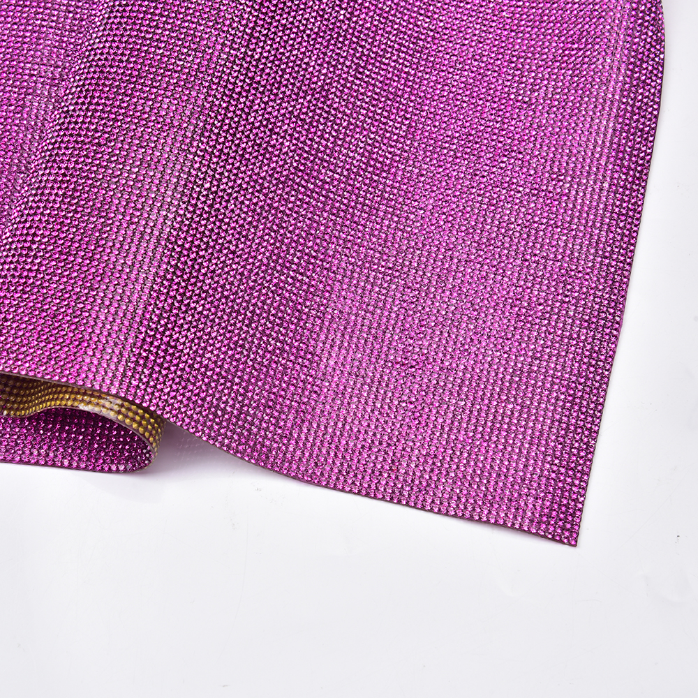 Fuchsia Rhinestone Sticker Tri - مراجعة Hotfix Rhinestone Sheet وسعره