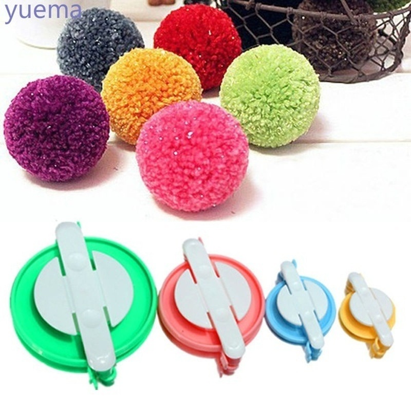 8PCS 4 Sizes Fluff Ball Weaver - مراجعة Pom Pom Maker Tool وسعره