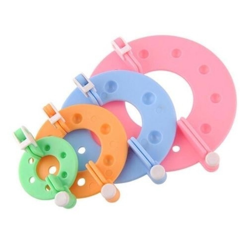 8PCS 4 Sizes Fluff Ball Weaver - مراجعة Pom Pom Maker Tool وسعره