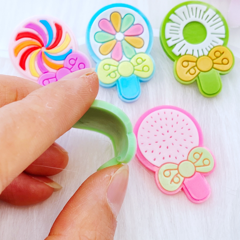 10pcs New Cute Lollipop Series - مراجعة Embellishment Glue Craft وسعره