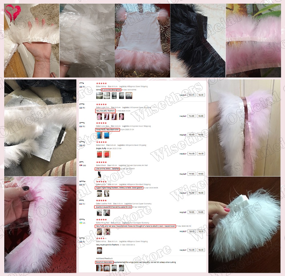 1 Meter Fancy Soft Fluffy Dyed - مراجعة Feather Trim Marabou وسعره