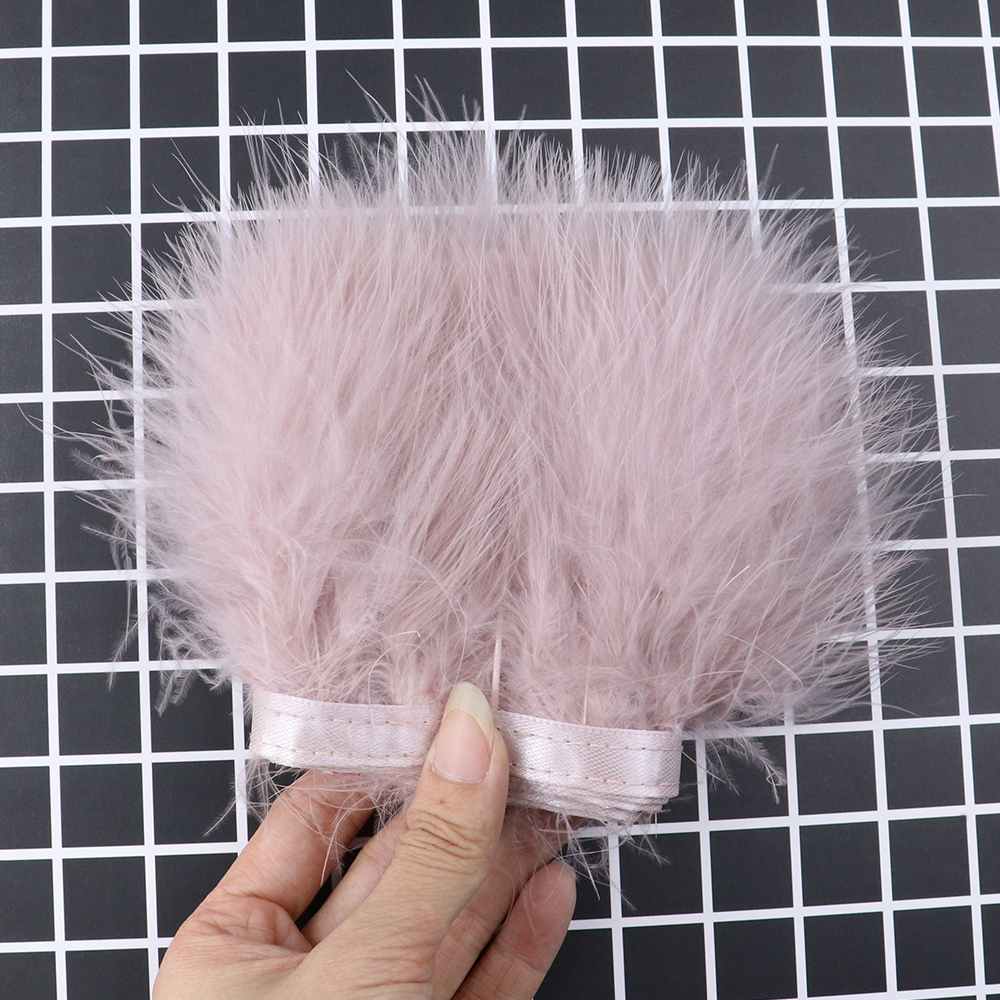 1 Meter Fancy Soft Fluffy Dyed - مراجعة Feather Trim Marabou وسعره