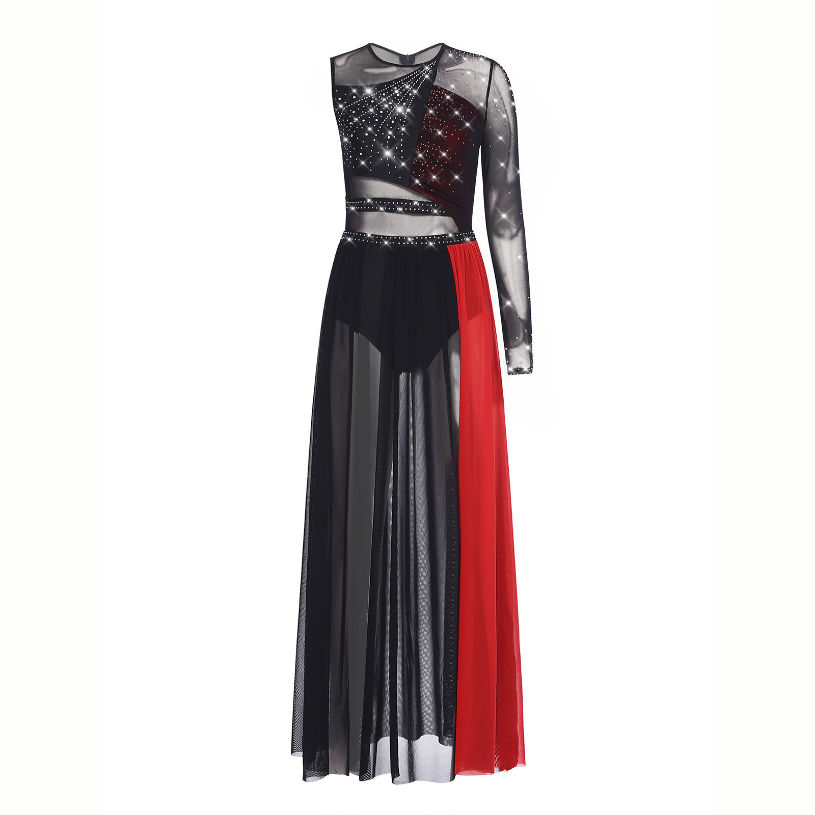Women Lyrical Dance Costume Rh - مراجعة Rhinestone Banding Trim وسعره
