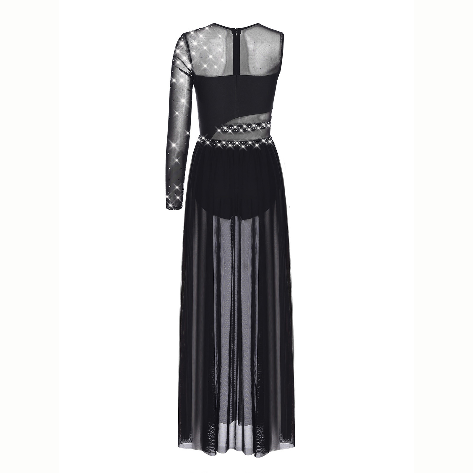 Women Lyrical Dance Costume Rh - مراجعة Rhinestone Banding Trim وسعره