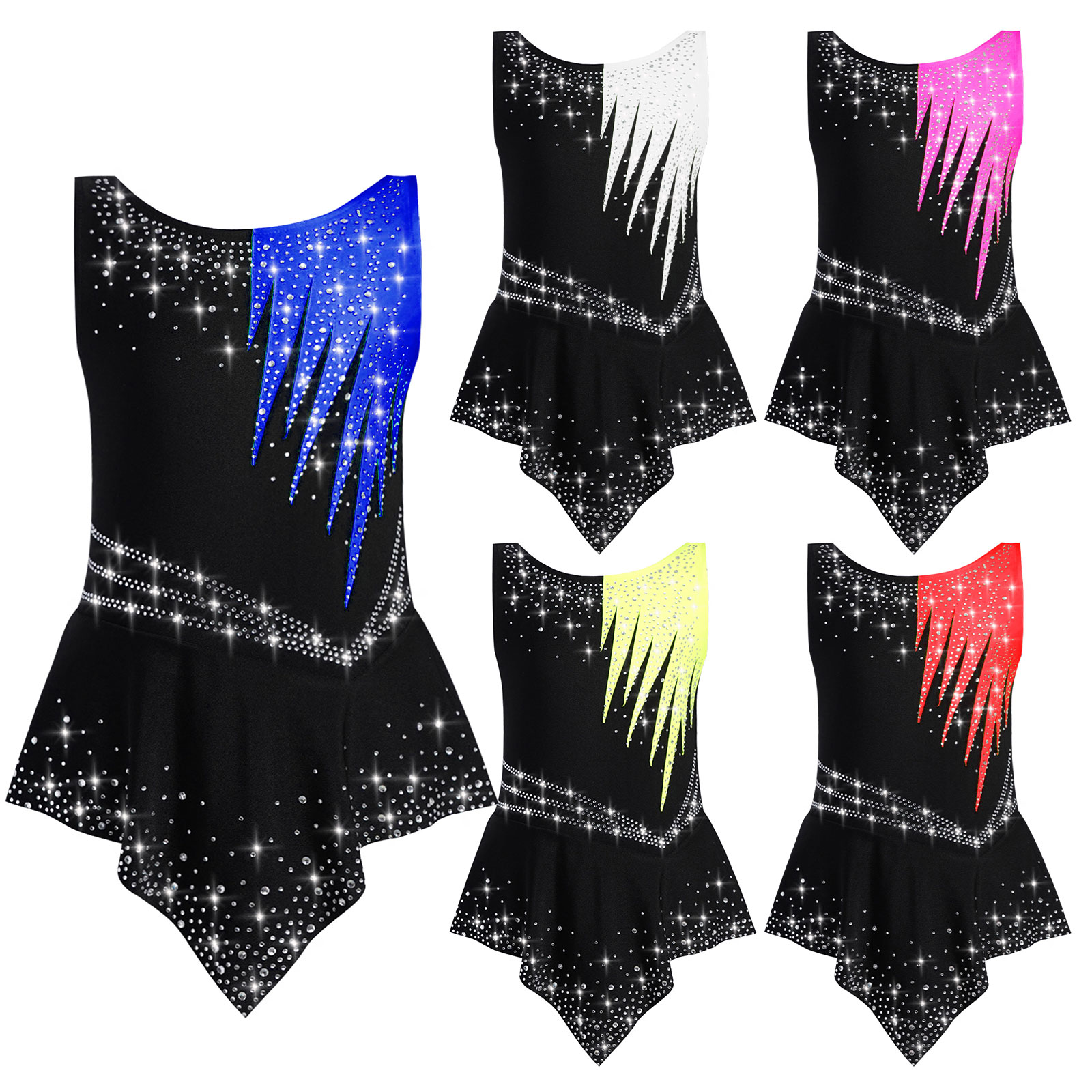 Girls Rhinestones Contrast Col - مراجعة Rhinestone Banding Trim وسعره
