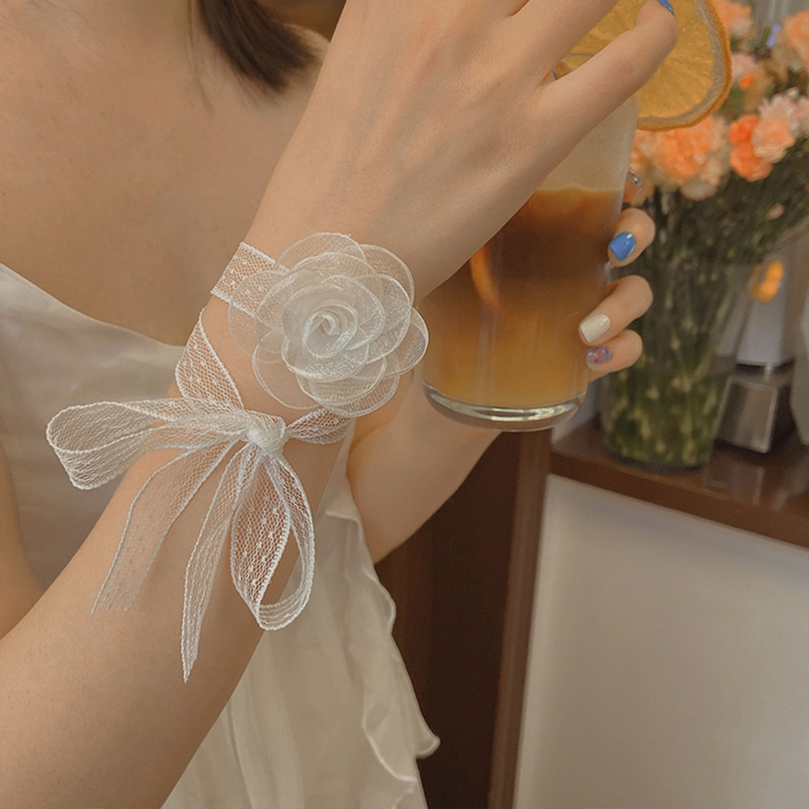 Lace Ribbon Tie Headband With  - مراجعة Lace Ribbon Trim وسعره
