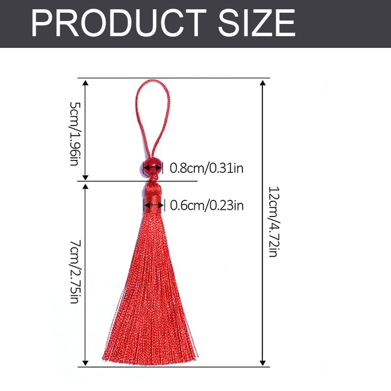 10/5Pcs Polyester Silk Tassel  - مراجعة Beaded Trim Fringe وسعره