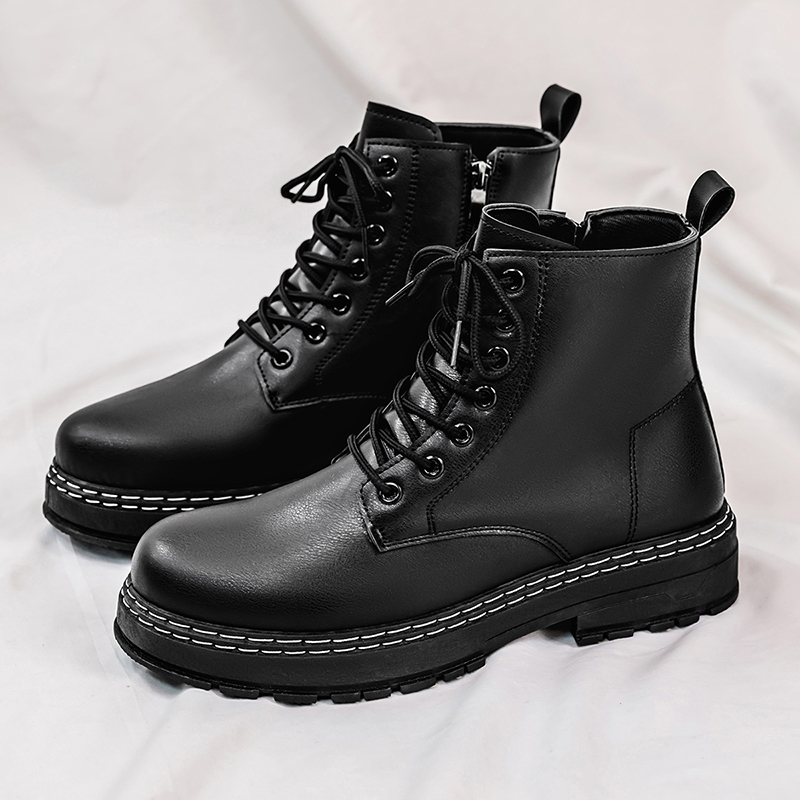 Men's 4-Season Black Patent Le - مراجعة Guipure Lace Panel وسعره