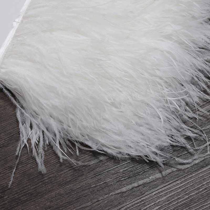 13-18CM 6M Ostrich Feather tri - مراجعة Feather Trim Marabou وسعره