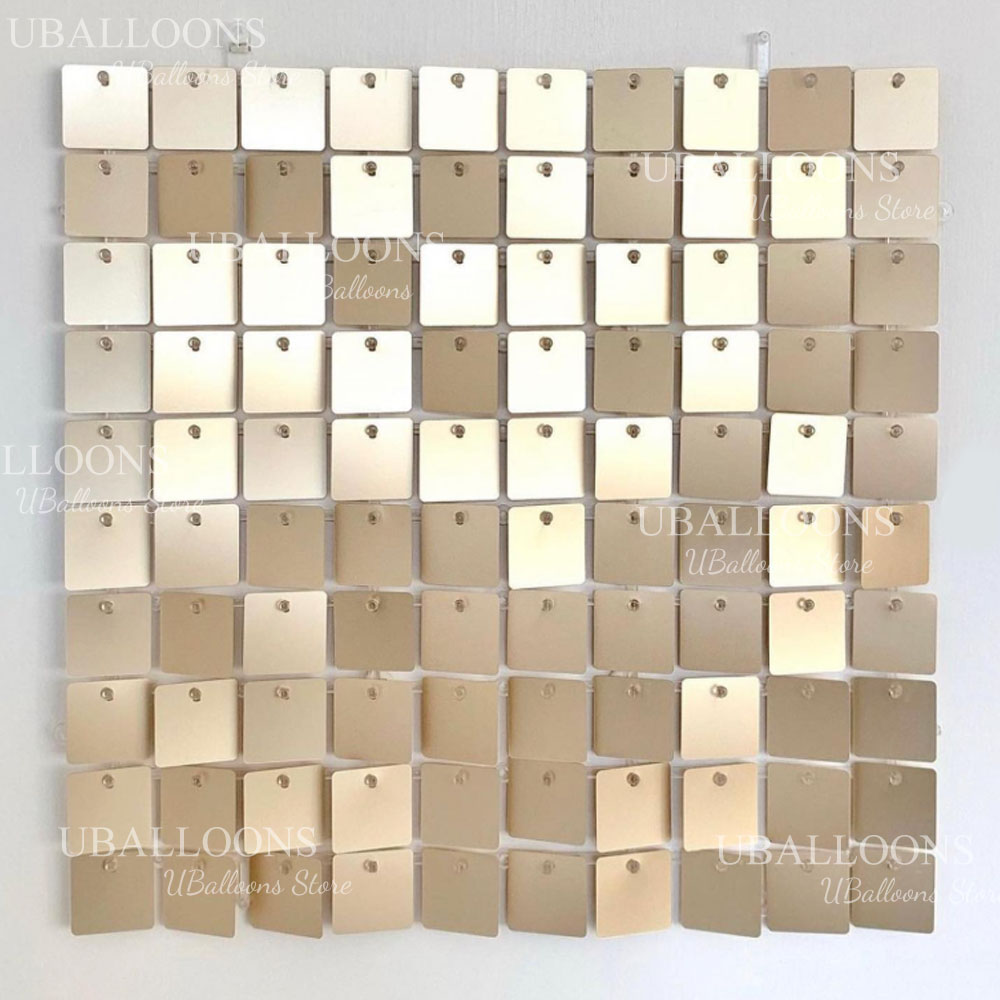 Matte Champagne Gold Backdrop  - مراجعة Sequin Fabric Panel وسعره
