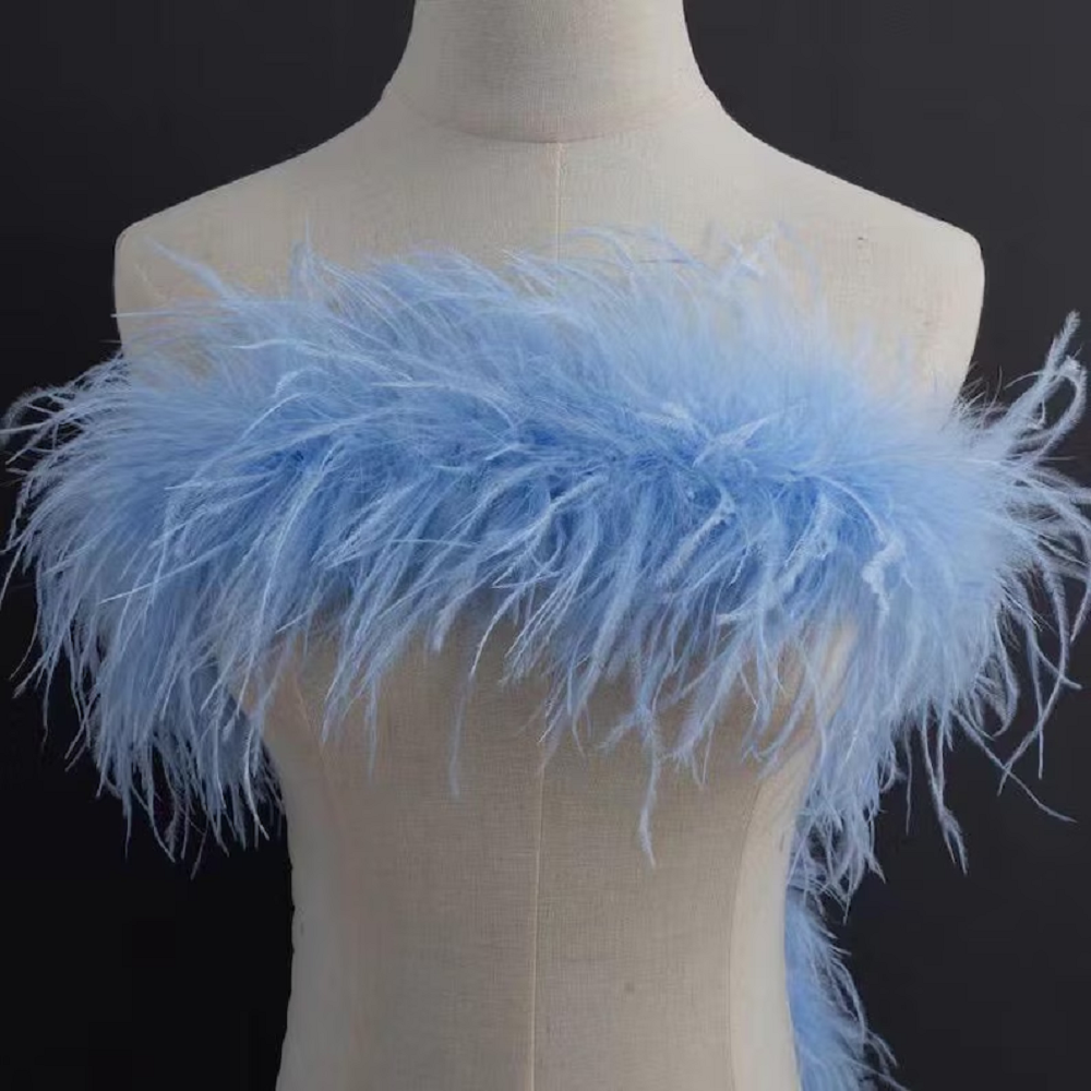 1Ply Ostrich feather boa 13-15 - مراجعة Feather Trim Marabou وسعره