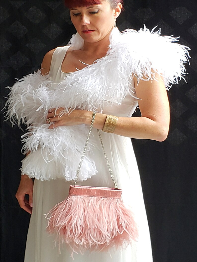1Ply Ostrich feather boa 13-15 - مراجعة Feather Trim Marabou وسعره