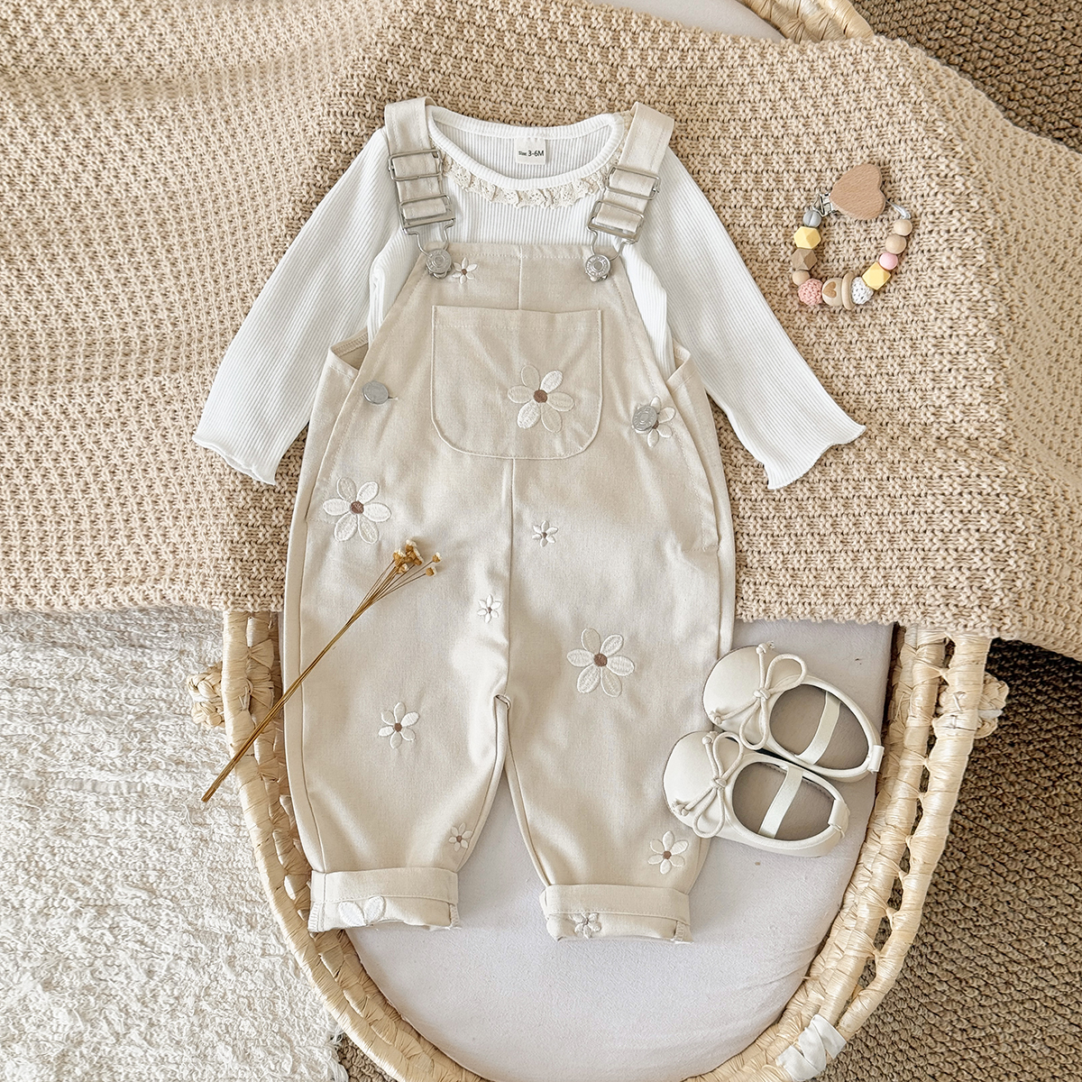Summer Hot Baby Suspender Pant - مراجعة Embroidery Embellishments وسعره