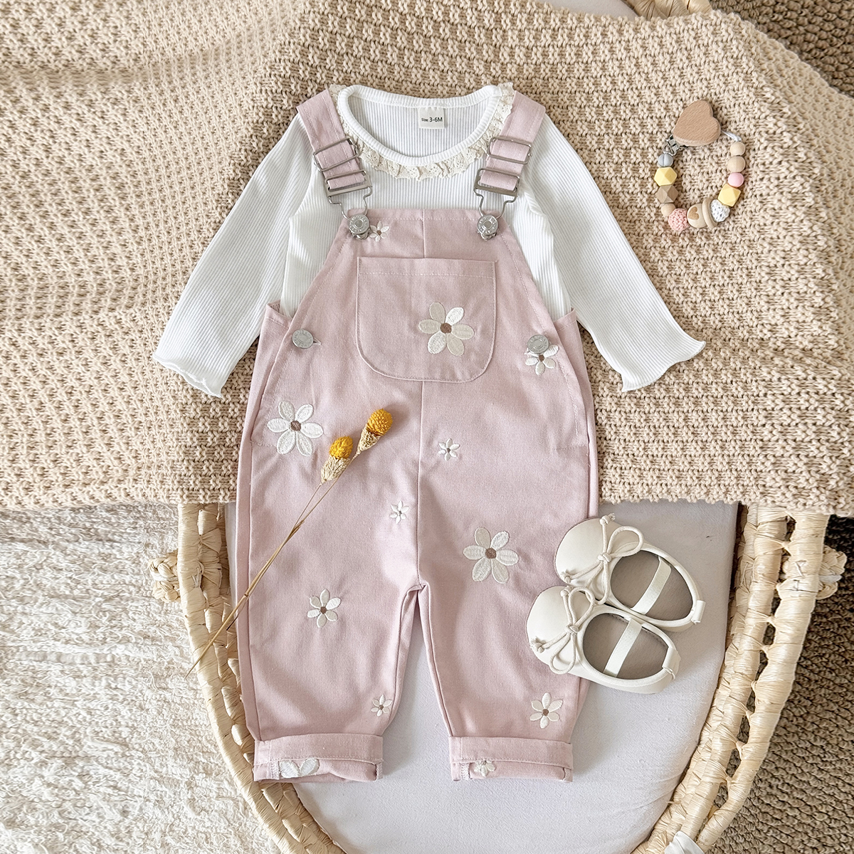 Summer Hot Baby Suspender Pant - مراجعة Embroidery Embellishments وسعره