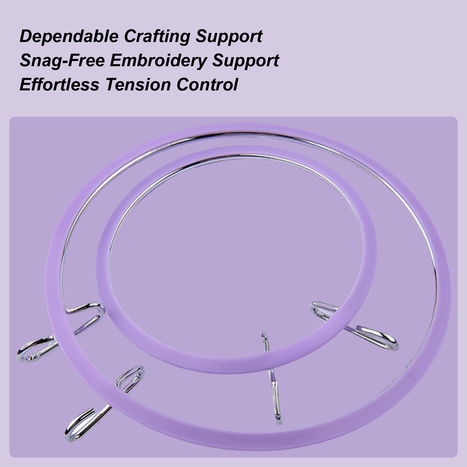 Hoop For Cross Stitching Metal - مراجعة Embroidery Embellishments وسعره