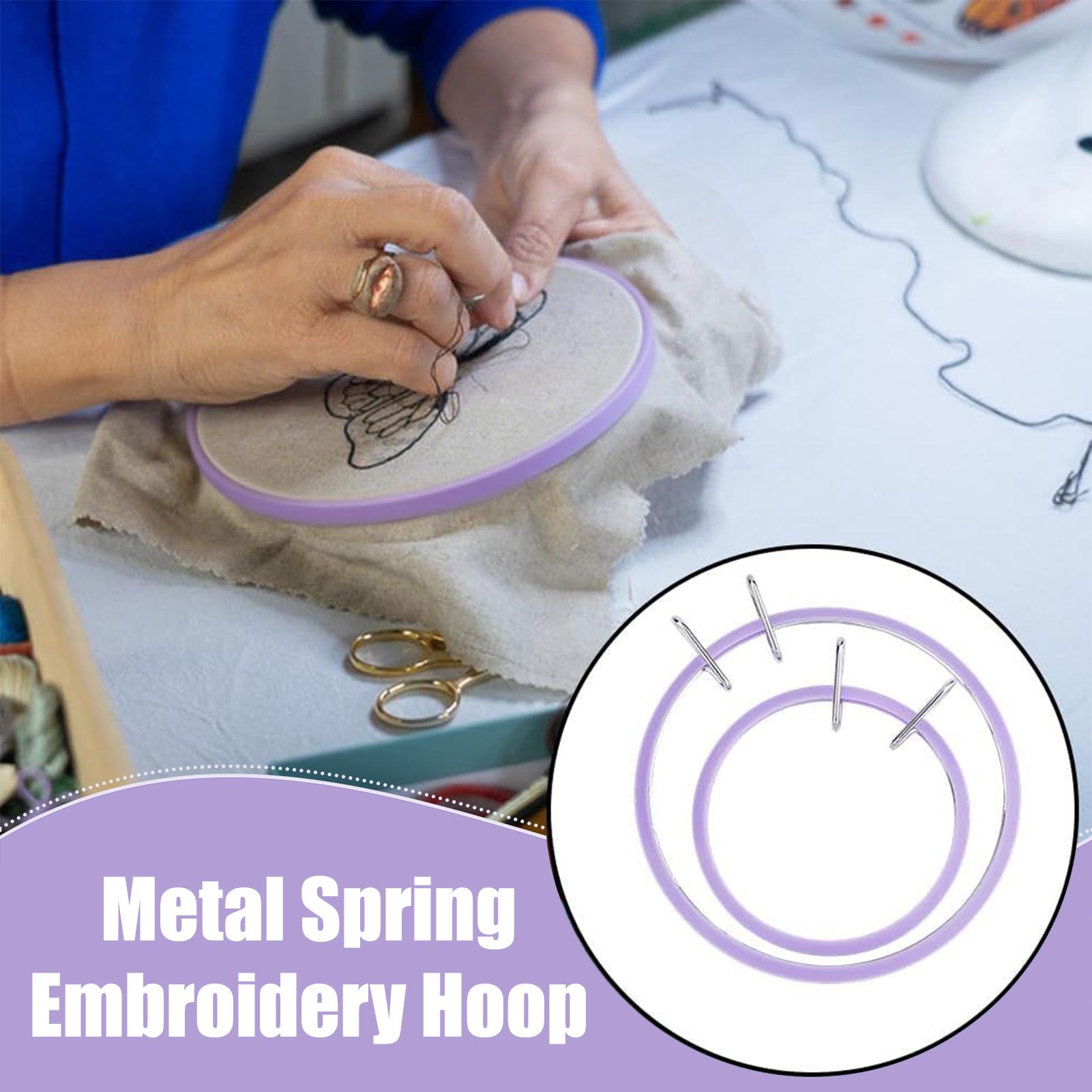 Hoop For Cross Stitching Metal - مراجعة Embroidery Embellishments وسعره