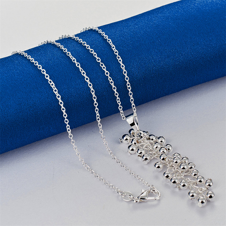 925 sterling silver 16-30 inch - مراجعة Pearl Trim Chain وسعره