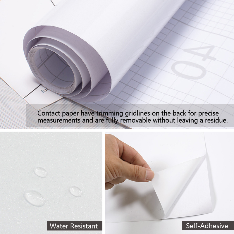 White Contact Paper Vinyl Self - مراجعة Glitter Vinyl Roll وسعره