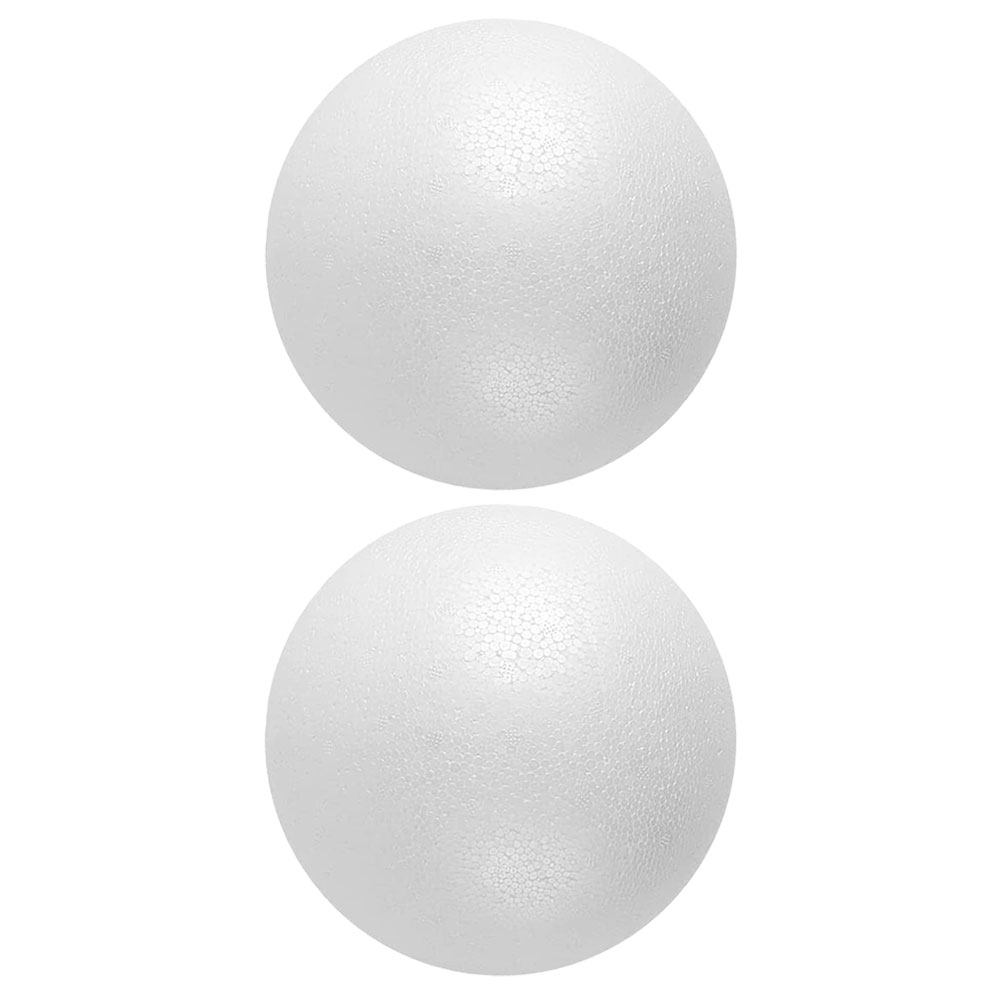 2Pcs Round Foam Spheres Lightw - مراجعة Craft Embellishment وسعره