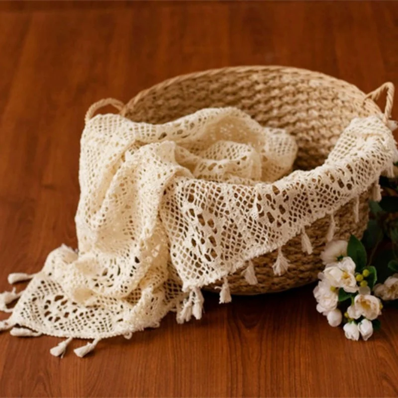 Newborn Photography Props Phot - مراجعة Tassel Fringe Trim وسعره