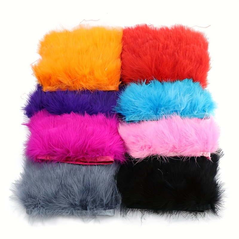 Fluffy Turkey Feathers Trim Fr - مراجعة Fringe Ribbon Sewing وسعره