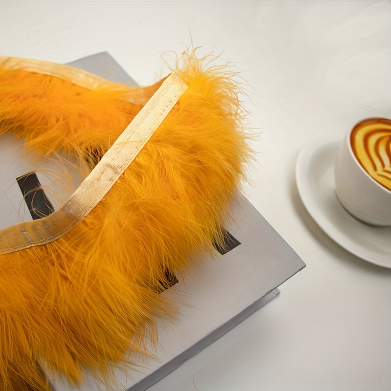 Fluffy Turkey Feathers Trim Fr - مراجعة Fringe Ribbon Sewing وسعره