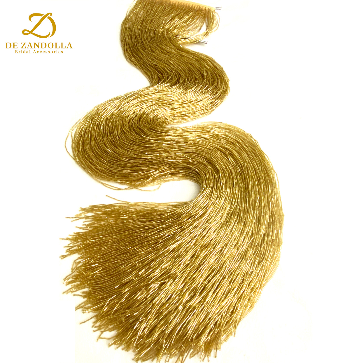 100cm Length Gold Red Crystal  - مراجعة Beaded Trim Fringe وسعره