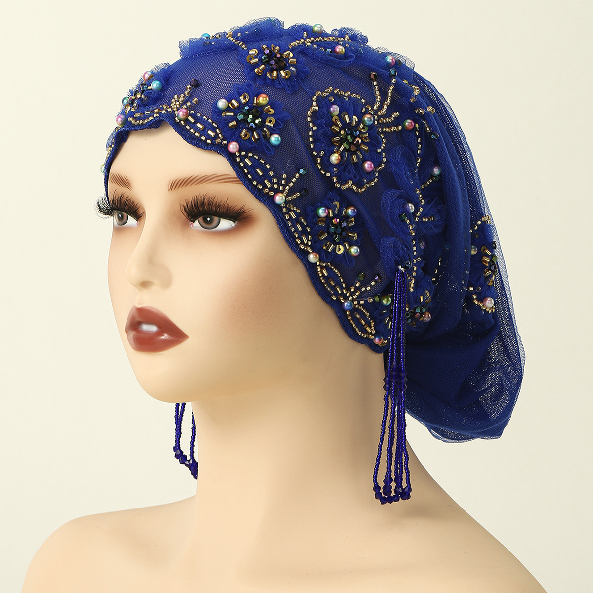 New Lace Embroidery Bonnet Tur - مراجعة Tassel Fringe Trim وسعره
