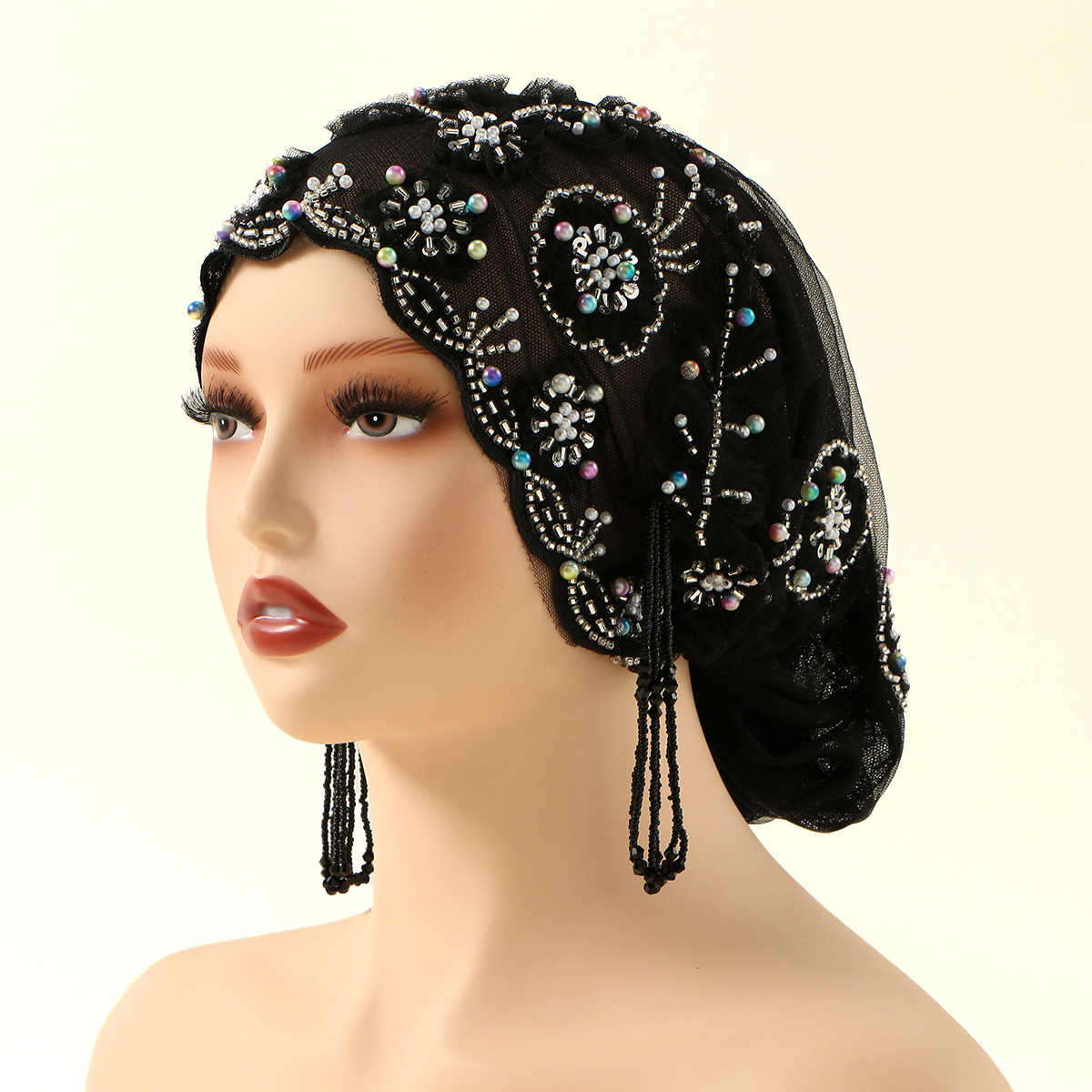 New Lace Embroidery Bonnet Tur - مراجعة Tassel Fringe Trim وسعره
