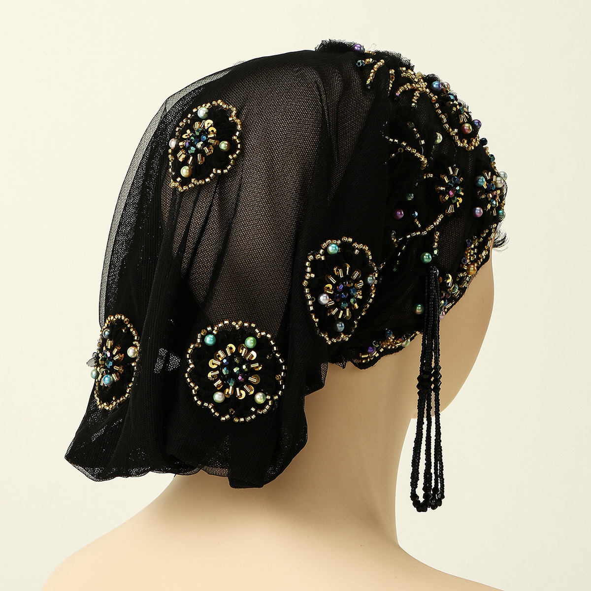New Lace Embroidery Bonnet Tur - مراجعة Tassel Fringe Trim وسعره