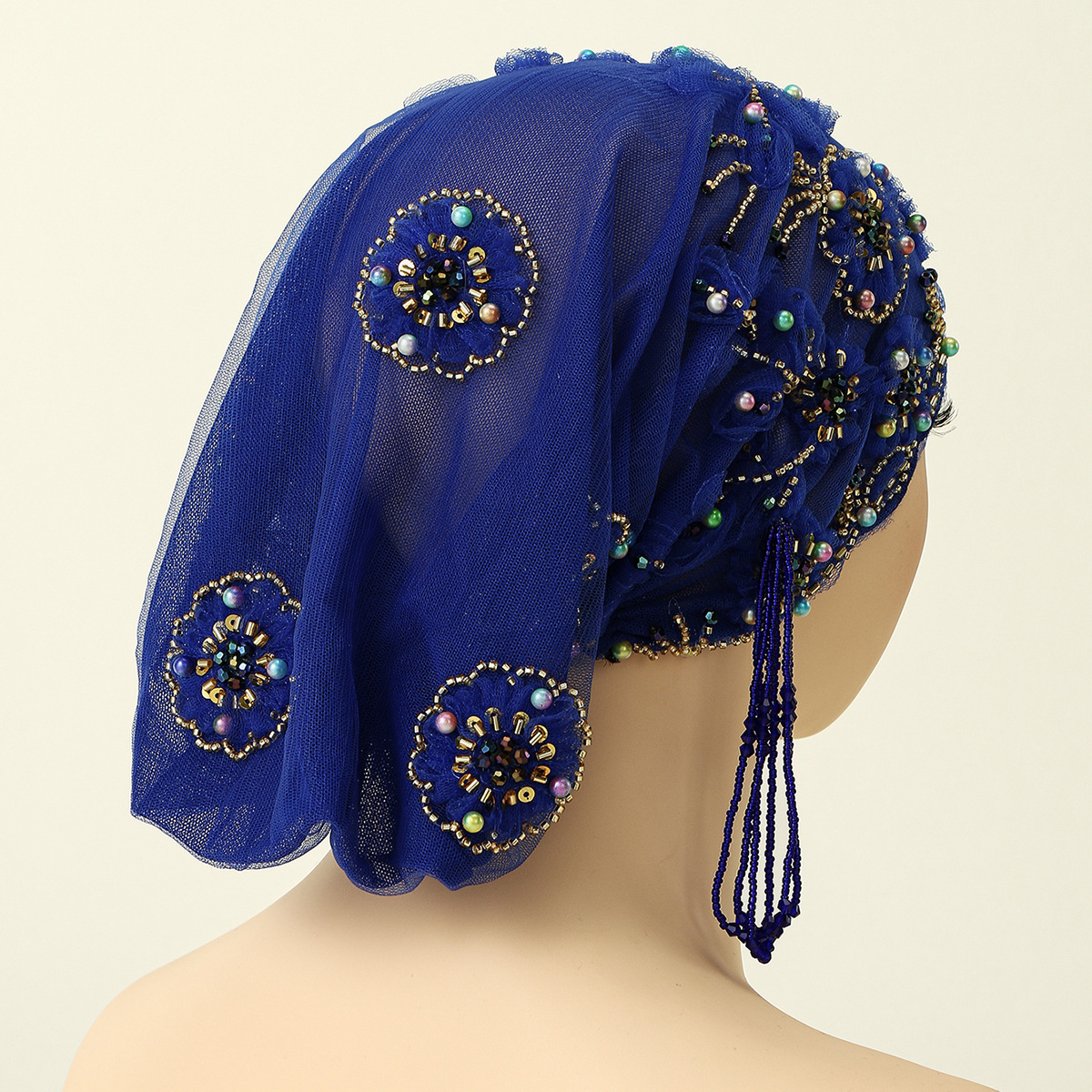 New Lace Embroidery Bonnet Tur - مراجعة Tassel Fringe Trim وسعره