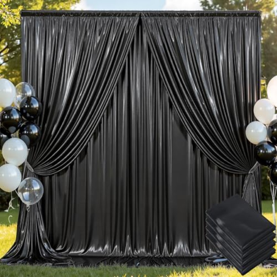 Party backdrop curtain: wrinkl - مراجعة Sequin Fabric Panel وسعره