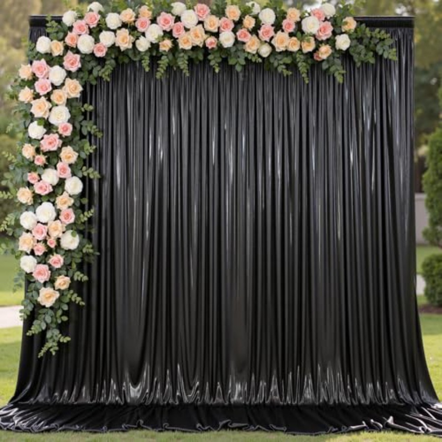 Party backdrop curtain: wrinkl - مراجعة Sequin Fabric Panel وسعره