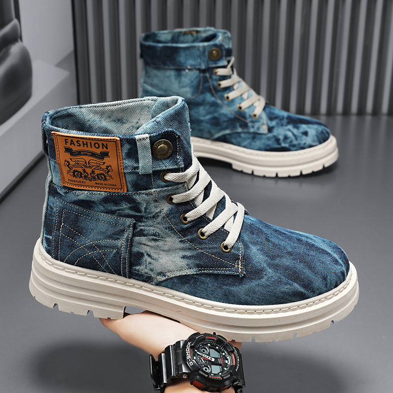 Spring High Top Mens Shoes 202 - مراجعة Guipure Lace Panel وسعره