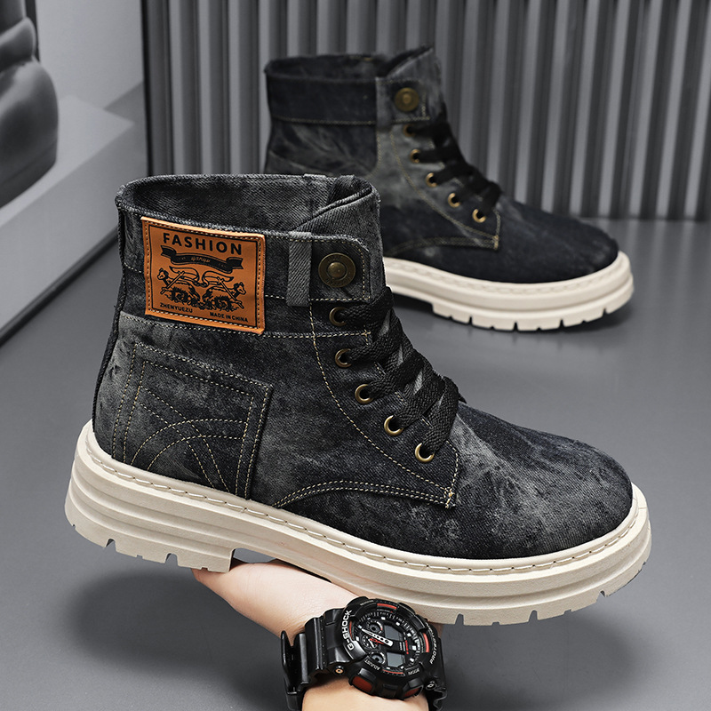 Spring High Top Mens Shoes 202 - مراجعة Guipure Lace Panel وسعره