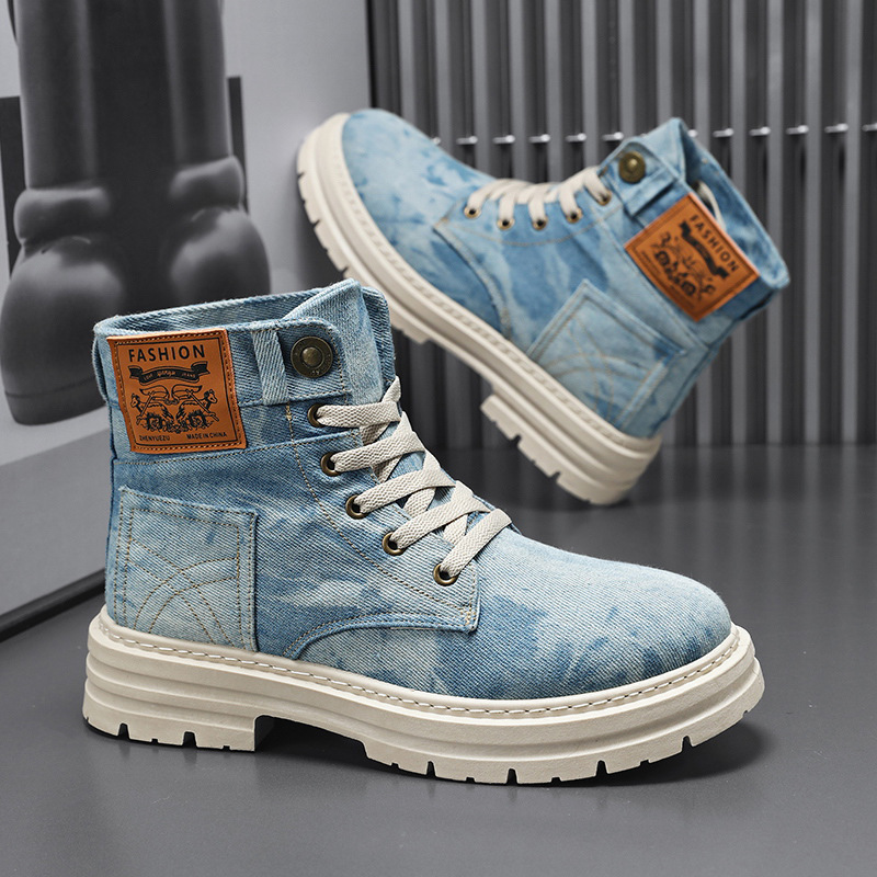 Spring High Top Mens Shoes 202 - مراجعة Guipure Lace Panel وسعره
