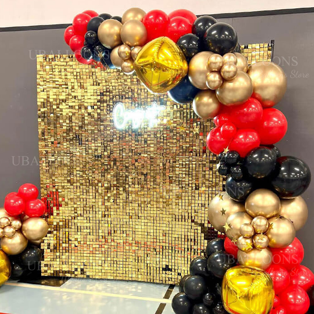 Champagne Gold Shimmer Backdro - مراجعة Sequin Fabric Panel وسعره