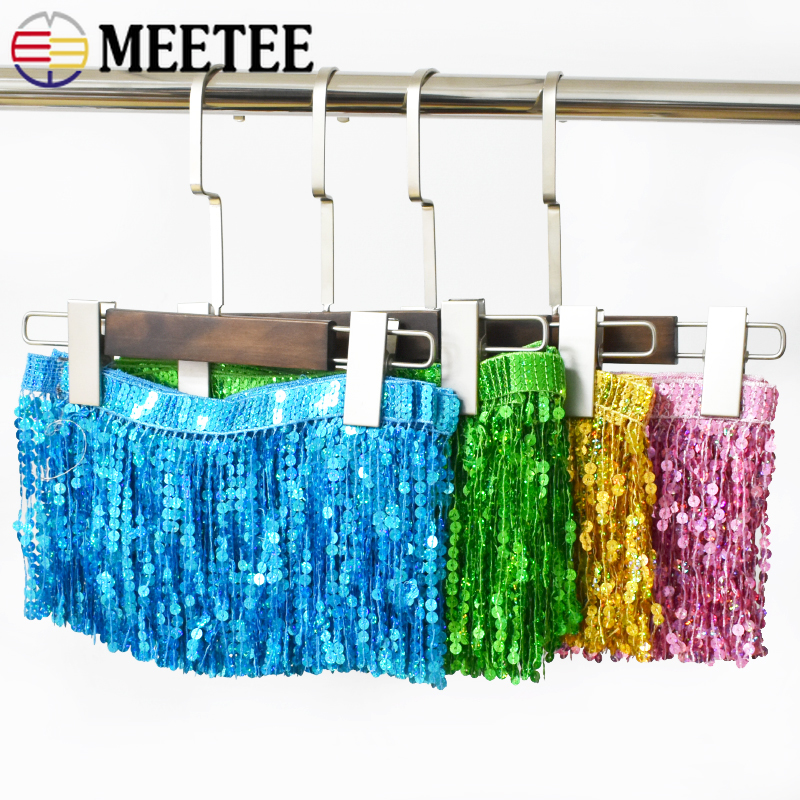 1-5Meters 16cm Sequin Tassel F - مراجعة Fringe Ribbon Sewing وسعره