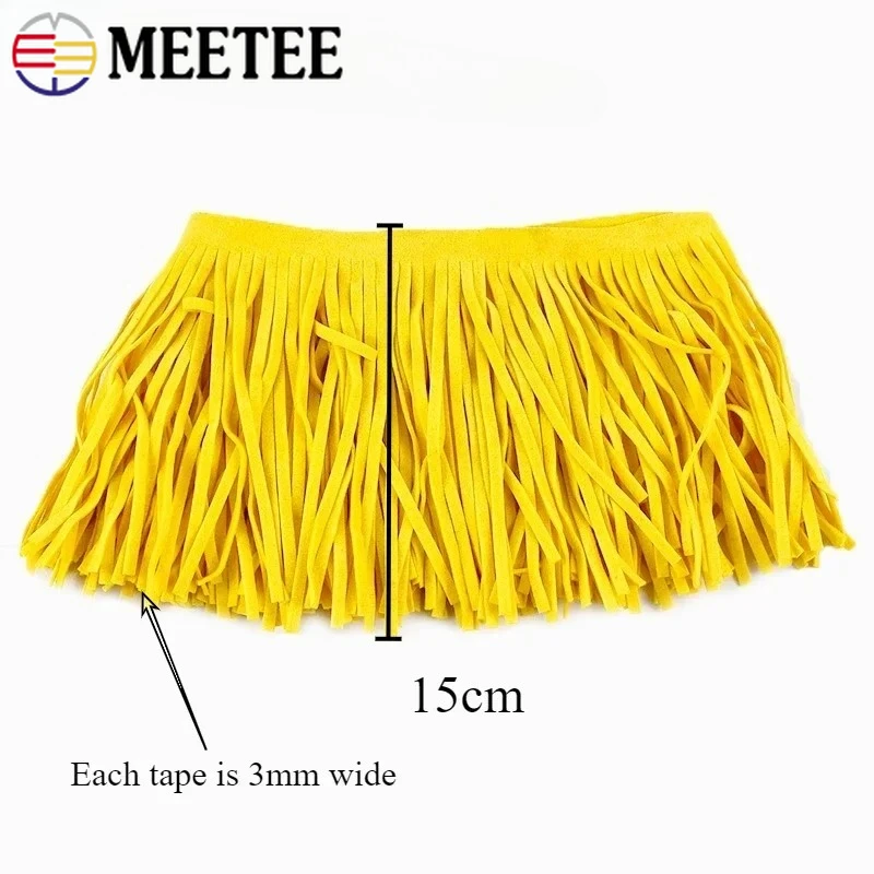 1-5M 15cm Suede Tassel Fringes - مراجعة Fringe Ribbon Sewing وسعره