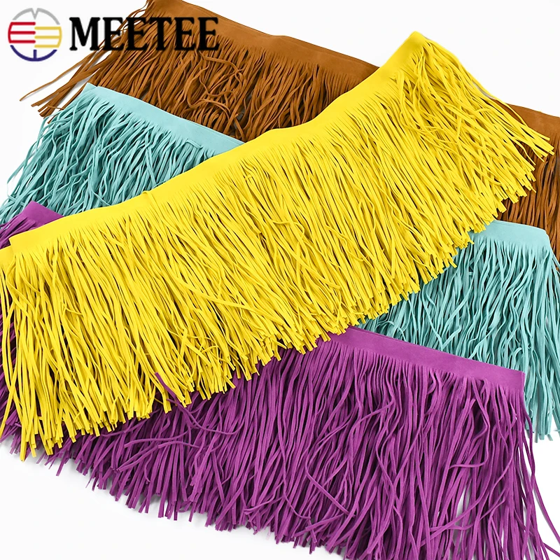 1-5M 15cm Suede Tassel Fringes - مراجعة Fringe Ribbon Sewing وسعره