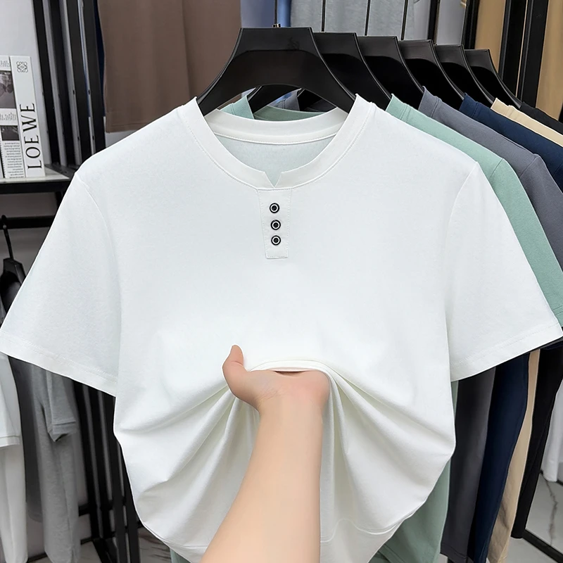 Mens Casual Henley Neck T Shir - مراجعة Embellish Knit وسعره
