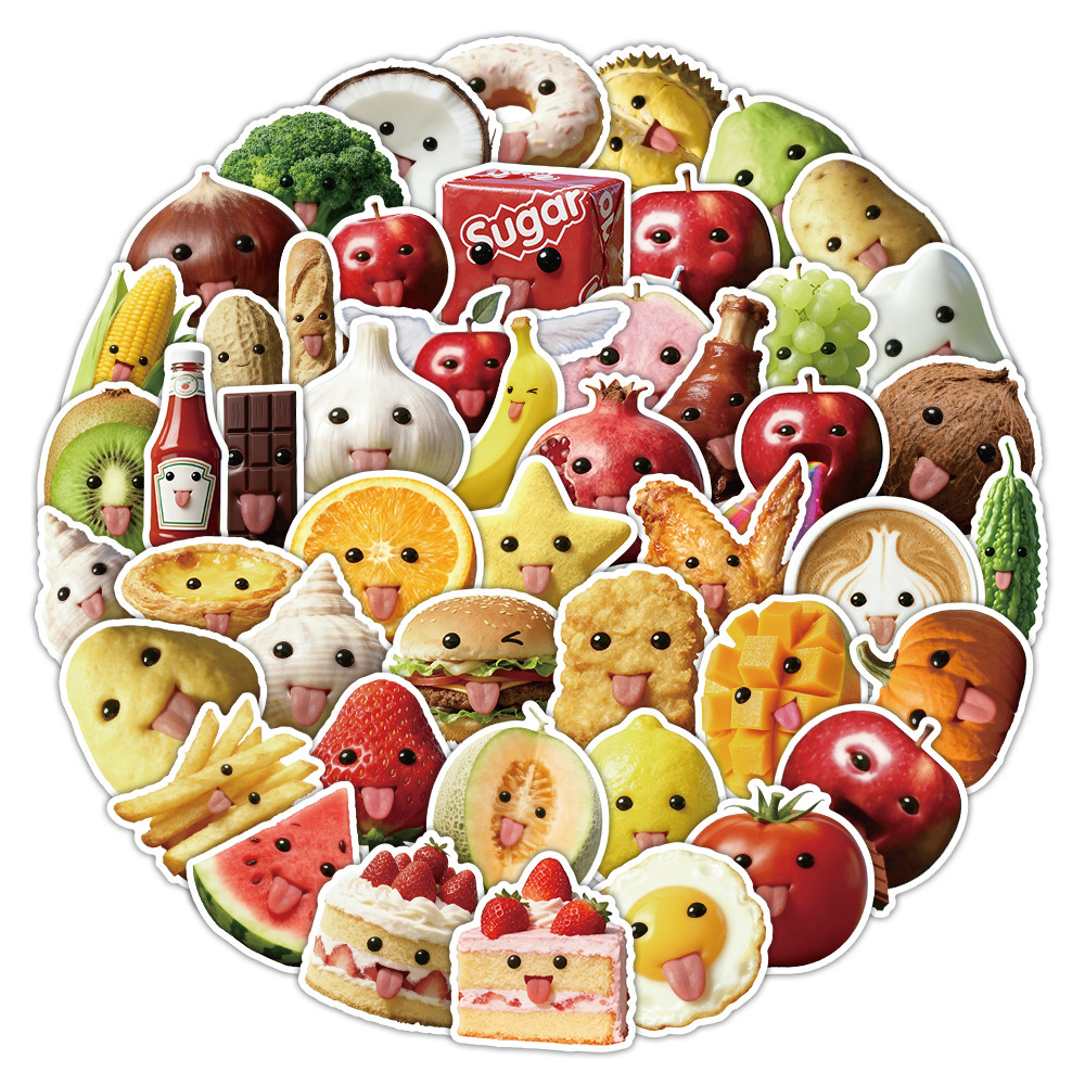 53 Pcs Abstract Art Style Food - مراجعة Craft Embellishment World وسعره