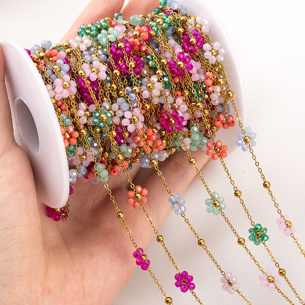 1 Meters Stainless Steel Chain - مراجعة Embroidery Embellishments وسعره