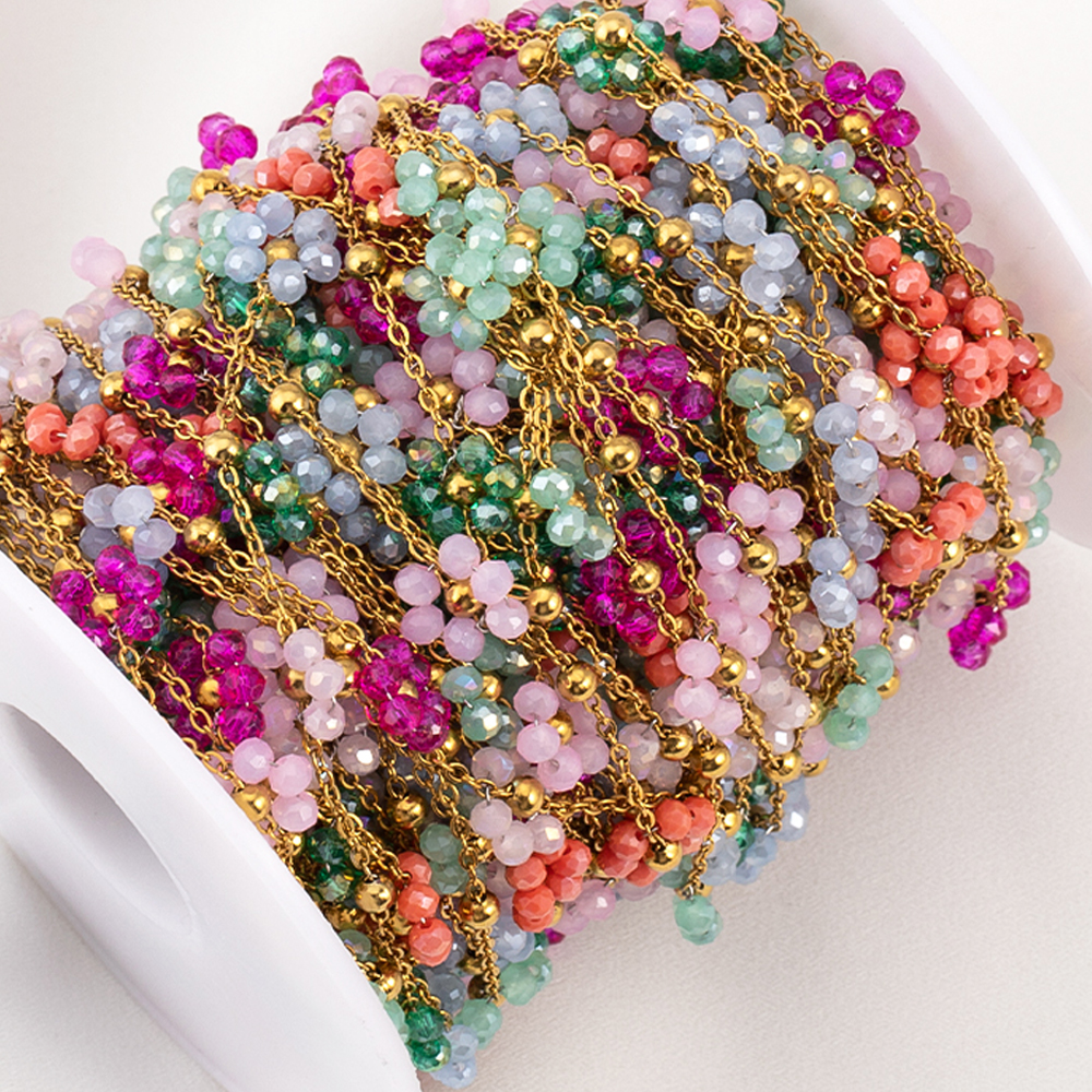 1 Meters Stainless Steel Chain - مراجعة Embroidery Embellishments وسعره